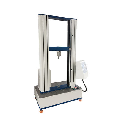 Máy thử vạn năng điện tử điều khiển bằng vi xử lý với nguồn AC220V 50Hz, tiêu chuẩn ASTM E8/A370/ISO 75001 và hành trình 650mm